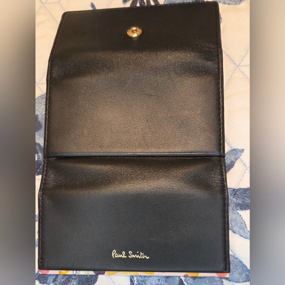 Paul Smith Leather Key Holder Wallet – New with Box – Gift-Ready Floral Interior - Picture 4 of 6